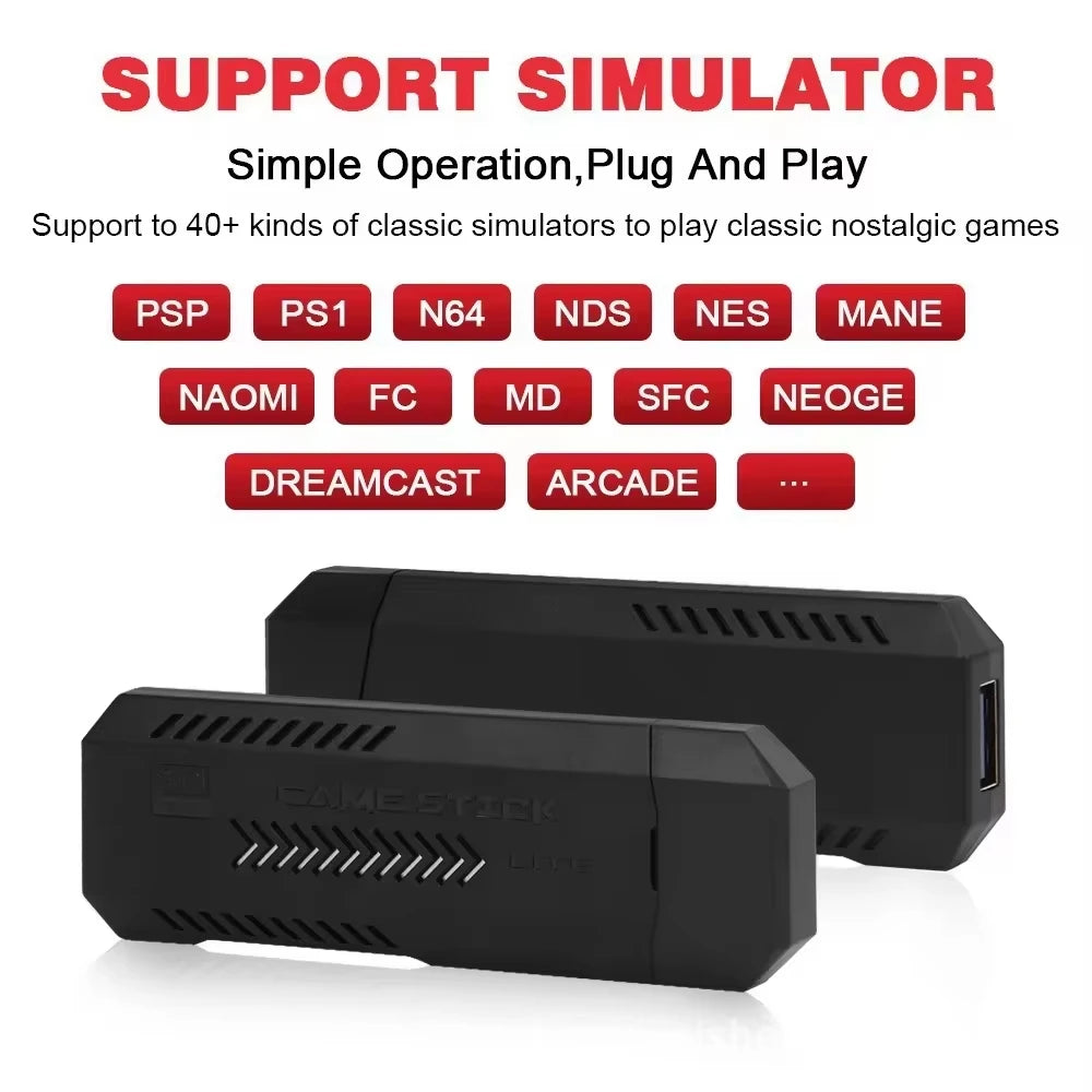 P Classic Video Game Console X2 Plus 128 GB GD10 4K Wireless Controller 40000 Games 50 Simulator Suitable for PS1/N64-4