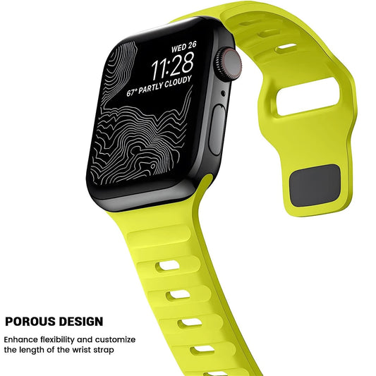 Cinturino Apple Watch 49mm 44mm 45mm 41mm 40mm 42mm 38mm Bracciale sportivo in silicone morbido iwatch Serise 8 7 SE 6 5 9 Ultra 49mm