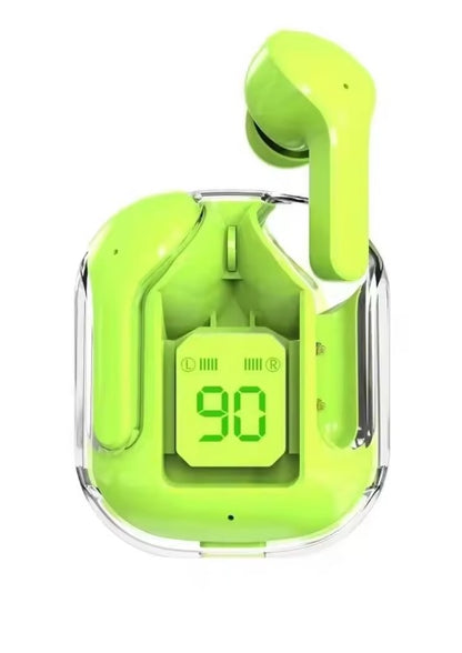 Airpod Bluetooth. display digitale, noise reduction
