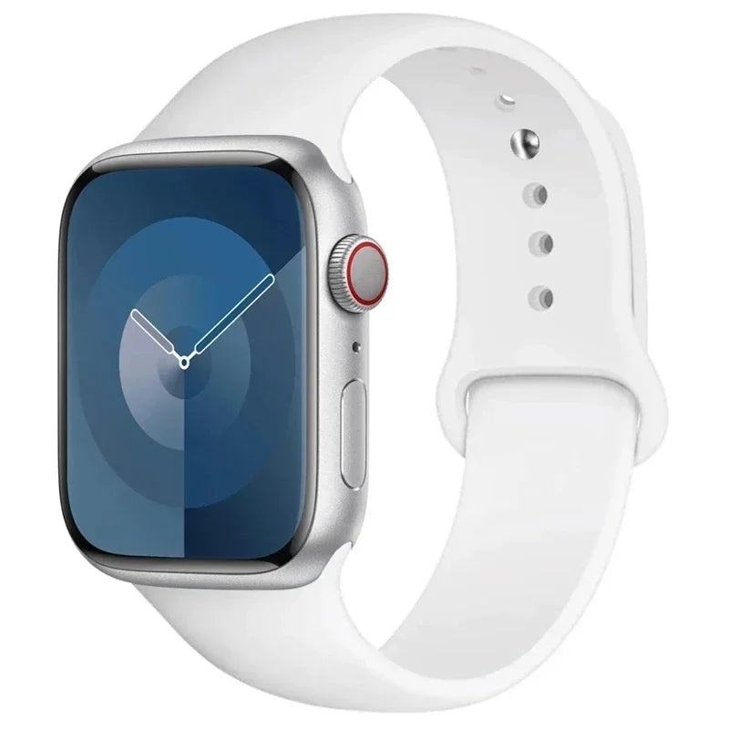 Cinturino Silicone Apple Watch serie 10 - 9  -8 - 3 SE, 38mm 40mm 41mm S10-42mm SM