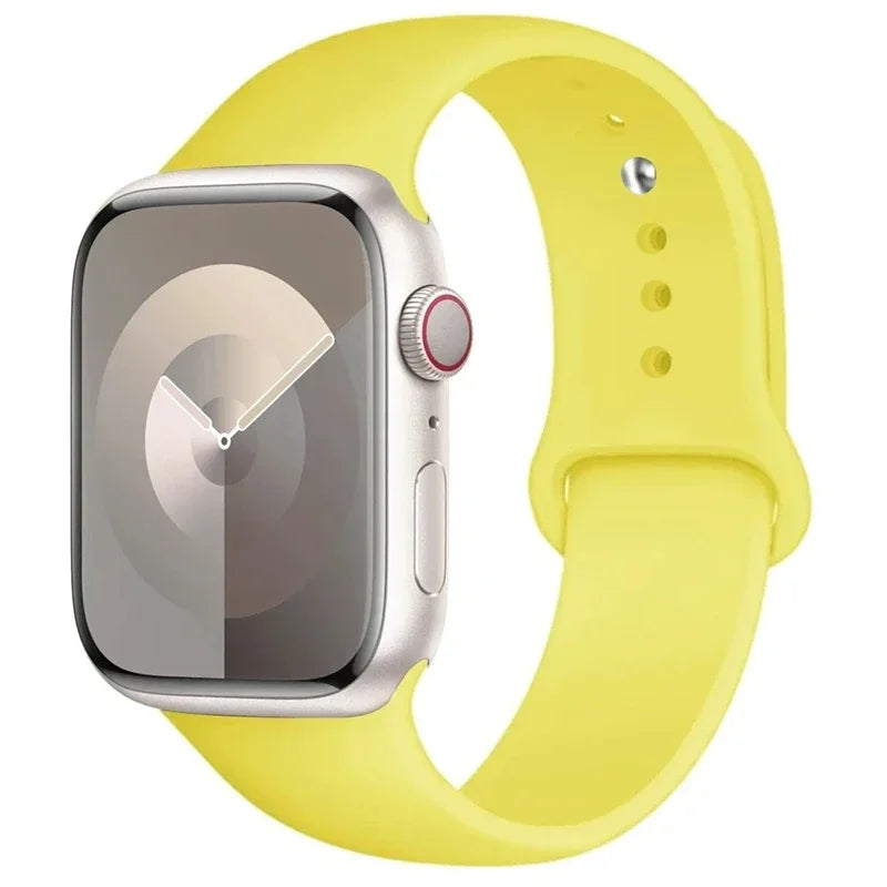 Cinturino Silicone Apple Watch serie 10 - 9  -8 - 3 SE, 38mm 40mm 41mm S10-42mm SM