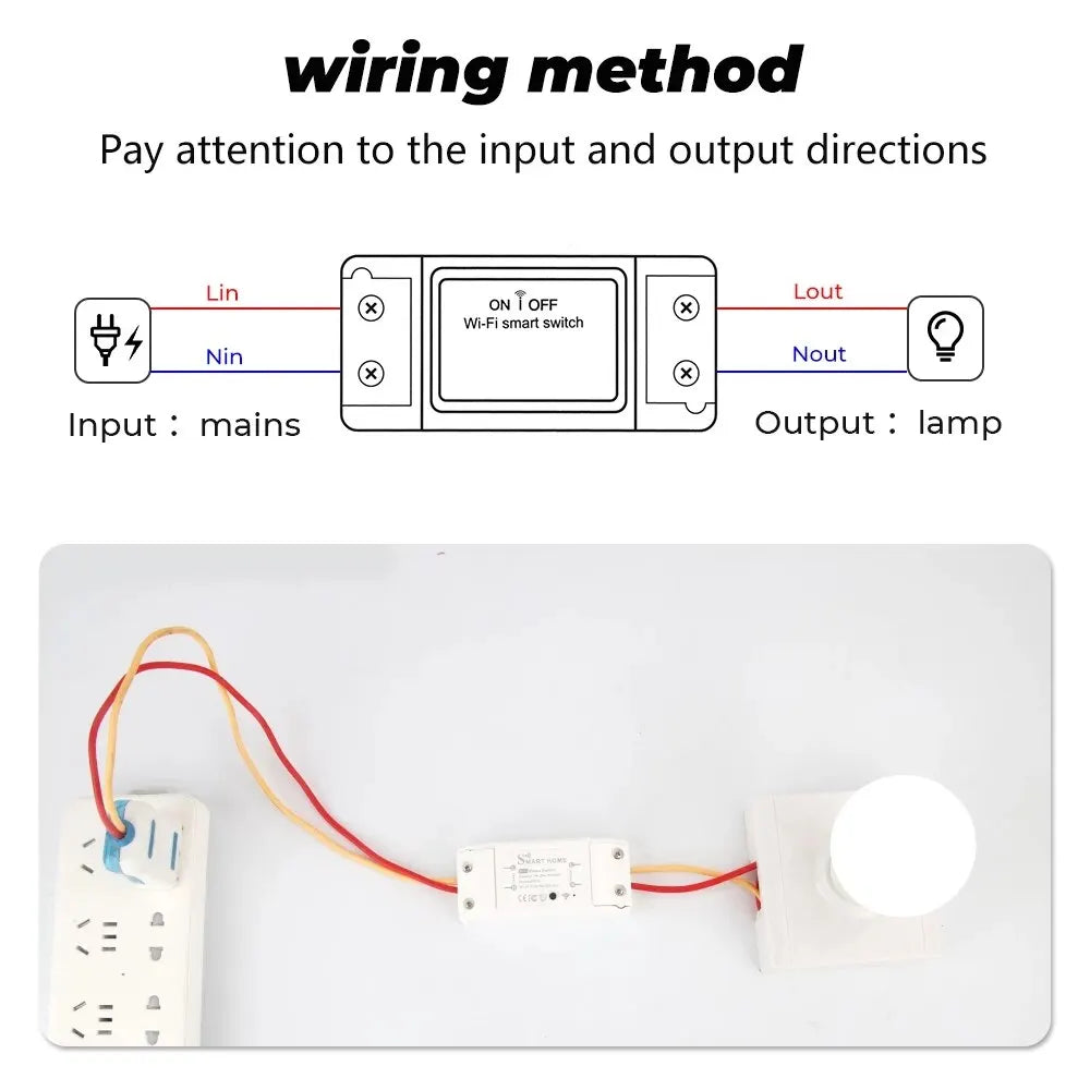Interruttore Smart Switch telecomando Wireless controllo domestico funziona  Alexa Google