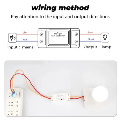 Interruttore Smart Switch telecomando Wireless controllo domestico funziona  Alexa Google