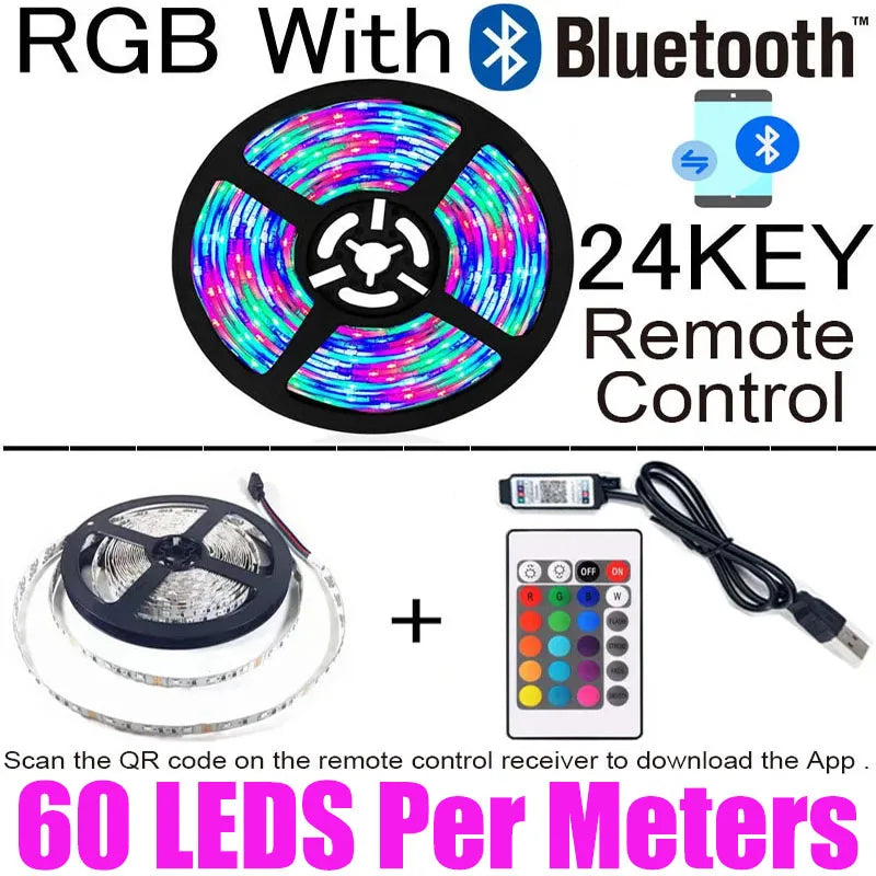 Strisce LED USB DC 5V 2835 Bianco 6000k Barra LED bianca calda Luce da cucina Lampada sotto l'armadio Luce a stringa LED 5v luce a led