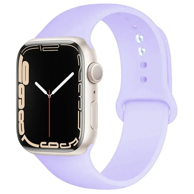 Cinturino Silicone Apple Watch serie 10 - 9  -8 - 3 SE, 38mm 40mm 41mm S10-42mm SM