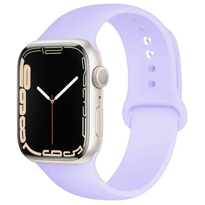 Cinturino Silicone Apple Watch serie 10 - 9  -8 - 3 SE, 38mm 40mm 41mm S10-42mm SM