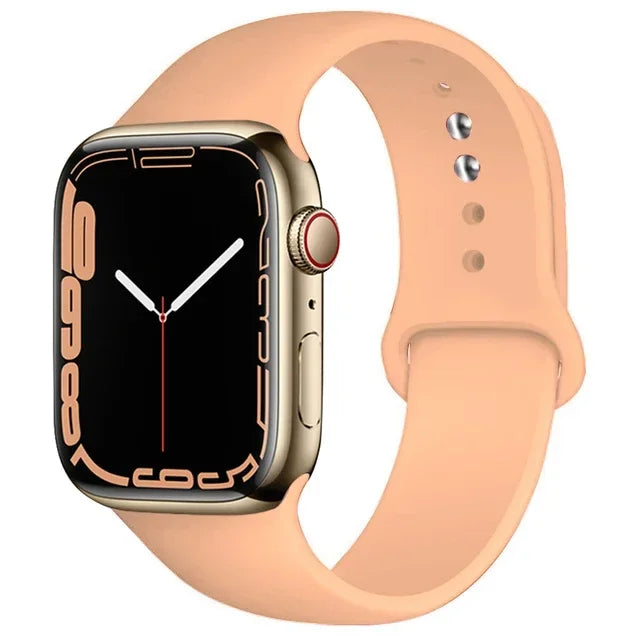 Cinturino Silicone Apple Watch serie 10 - 9  -8 - 3 SE, 38mm 40mm 41mm S10-42mm SM