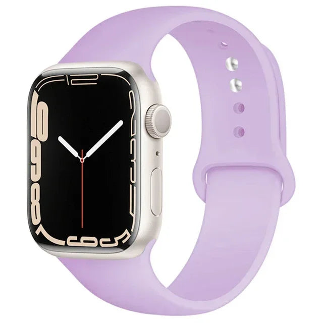 Cinturino Silicone Apple Watch serie 10 - 9  - 8 - 3 SE 42 44 45 49-46mm S-M