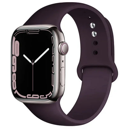 Cinturino Silicone Apple Watch serie 10 - 9  -8 - 3 SE 42mm 44mm 45mm 49-46mm M-L