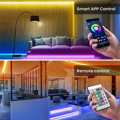 Nastro Bluetooth USB LED Strip Light 5050 SMD 5V USB RGB Luci Lampada LED flessibile Nastro Nastro RGB Autoadesivo TV Desktop Diodo