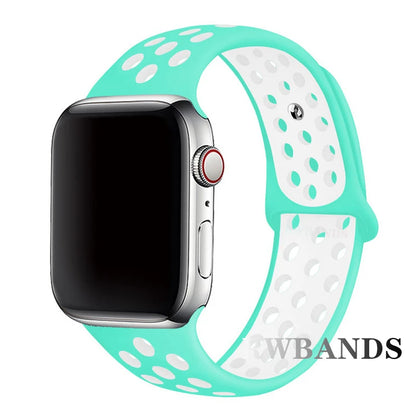 Sport Strap for Apple Watch 46mm 44mm 40mm 42-38-41mm 45mm Breathable Bracelet iWatch Series 10 9 8 7 6 SE 5 3 Ultra 2 49mm
