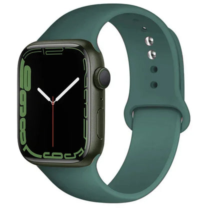 Cinturino Silicone Apple Watch serie 10 - 9  -8 - 3 SE 42mm 44mm 45mm 49-46mm M-L