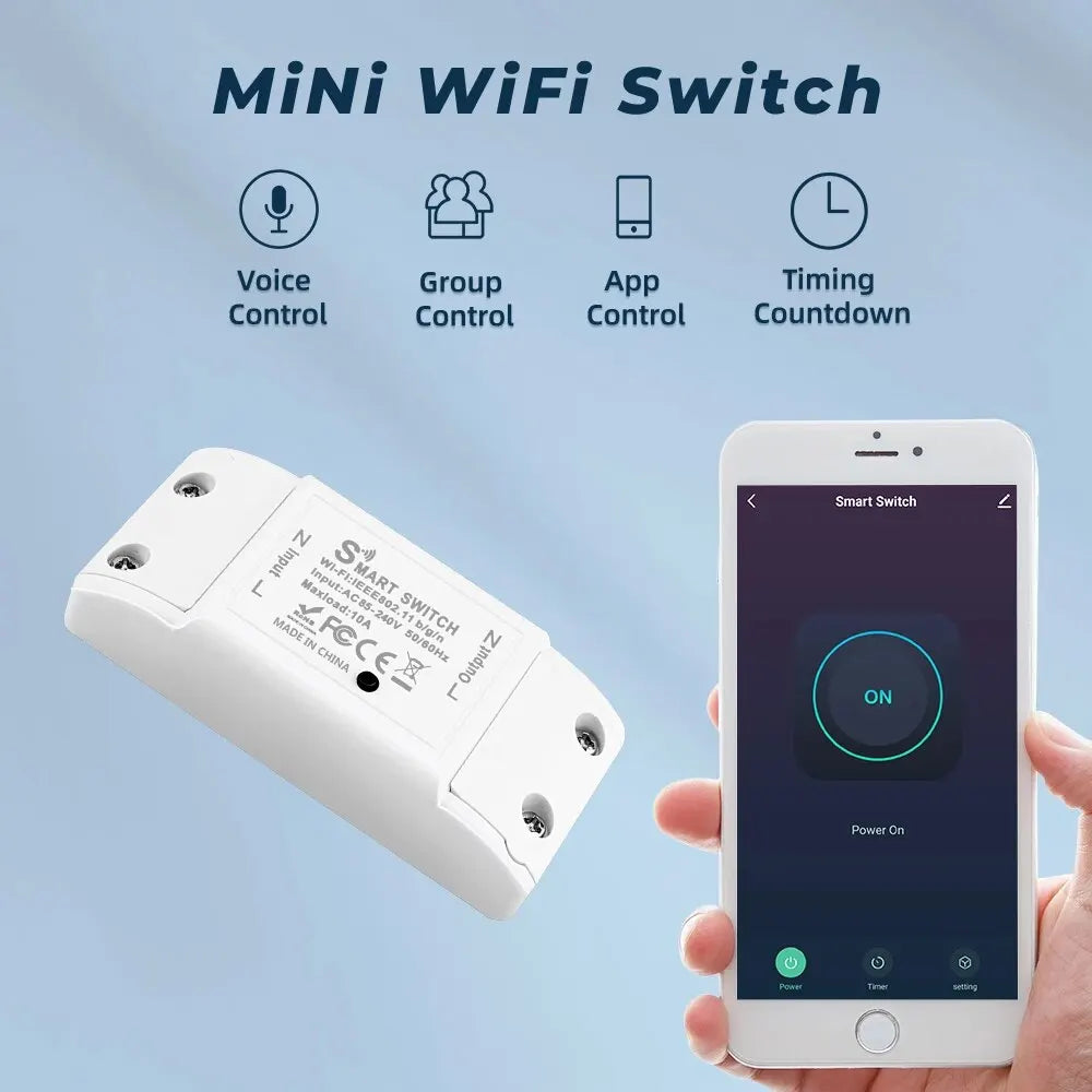 Interruttore Smart Switch telecomando Wireless controllo domestico funziona  Alexa Google