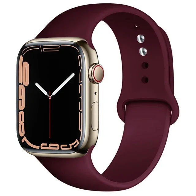 Cinturino Silicone Apple Watch serie 10 - 9  -8 - 3 SE, 38mm 40mm 41mm S10-42mm SM