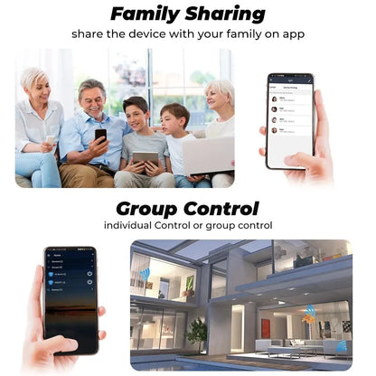 Interruttore Smart Switch telecomando Wireless controllo domestico funziona  Alexa Google