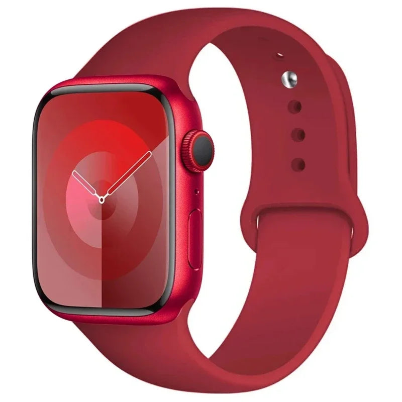Cinturino Silicone Apple Watch serie 10 - 9  -8 - 3 SE, 38mm 40mm 41mm S10-42mm SM