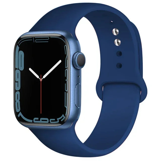 Cinturino Silicone Apple Watch serie 10 - 9  -8 - 3 SE, 38mm 40mm 41mm S10-42mm SM