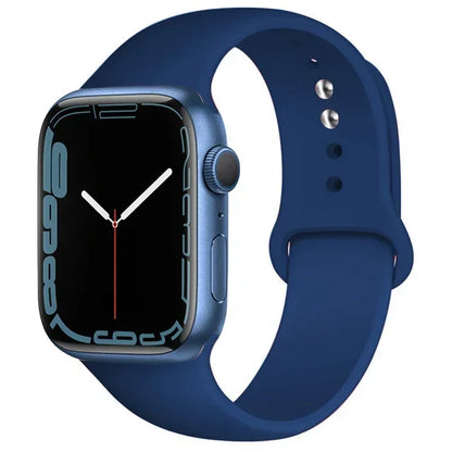 Cinturino Silicone Apple Watch serie 10 - 9  -8 - 3 SE 42mm 44mm 45mm 49-46mm M-L