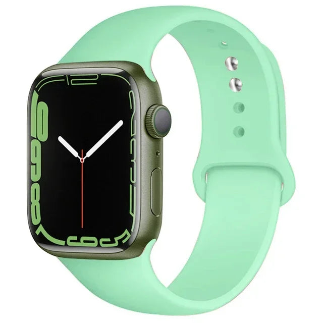 Cinturino Silicone Apple Watch serie 10 - 9  -8 - 3 SE 42mm 44mm 45mm 49-46mm M-L