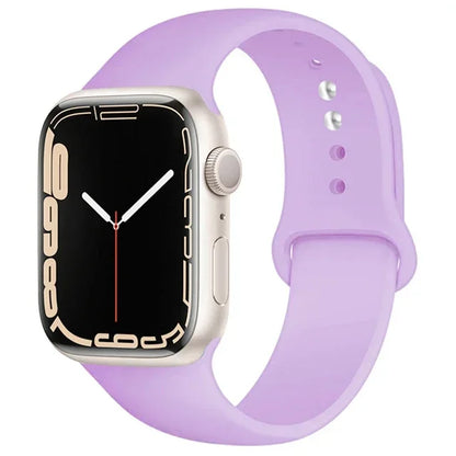 Cinturino Silicone Apple Watch serie 10 - 9  -8 - 3 SE 38 40 41 S10-42mm ML