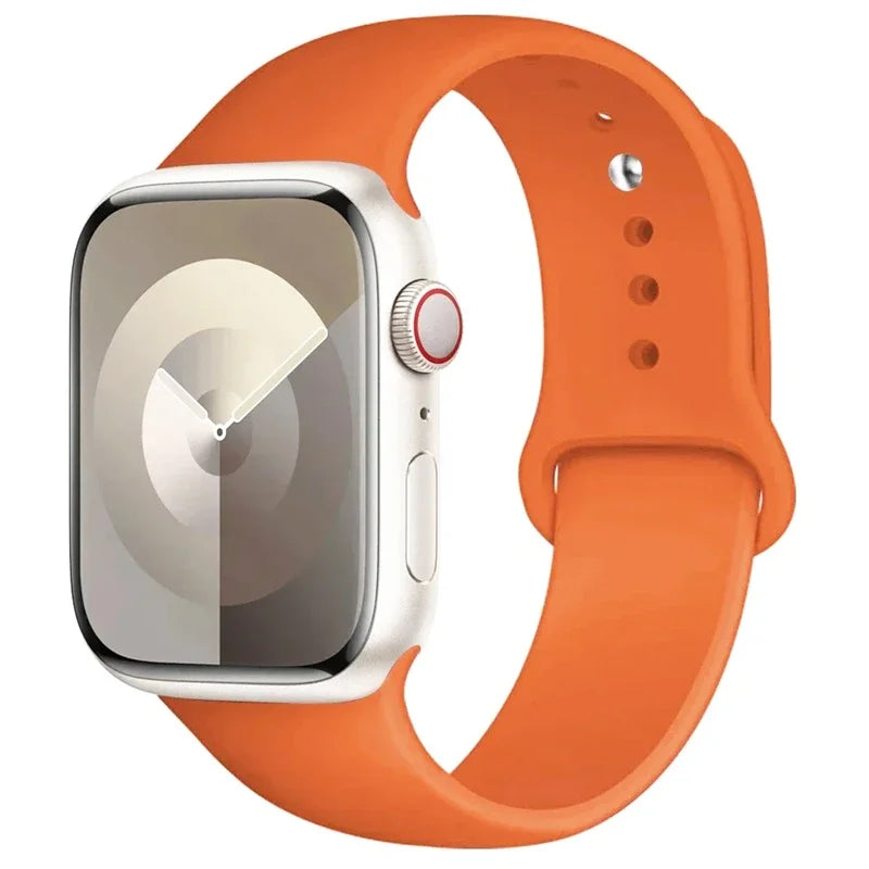 Cinturino Silicone Apple Watch serie 10 - 9  -8 - 3 SE, 38mm 40mm 41mm S10-42mm SM