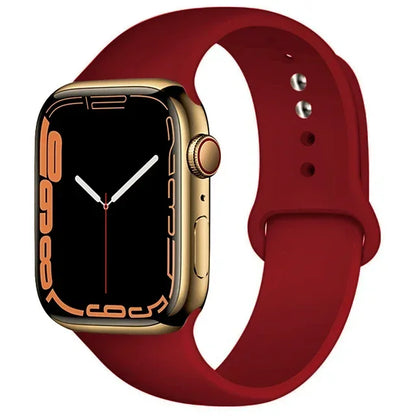 Cinturino Silicone Apple Watch serie 10 - 9  -8 - 3 SE 42mm 44mm 45mm 49-46mm M-L