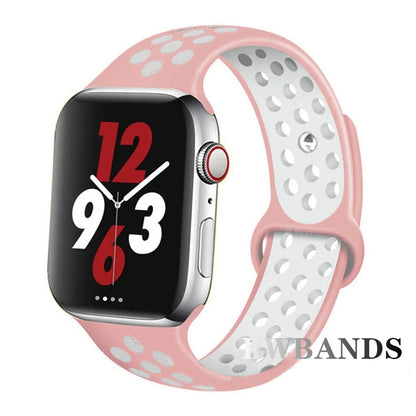 Sport Strap for Apple Watch 46mm 44mm 40mm 42-38-41mm 45mm Breathable Bracelet iWatch Series 10 9 8 7 6 SE 5 3 Ultra 2 49mm