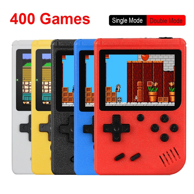 Console Video retrò portatile 400 In 1 MINI Boy 8 Bit 3.0 pollici giochi con schermo LCD a colori