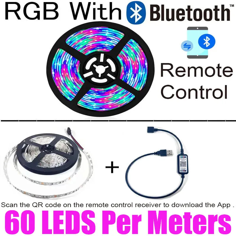 Strisce LED USB DC 5V 2835 Bianco 6000k Barra LED bianca calda Luce da cucina Lampada sotto l'armadio Luce a stringa LED 5v luce a led