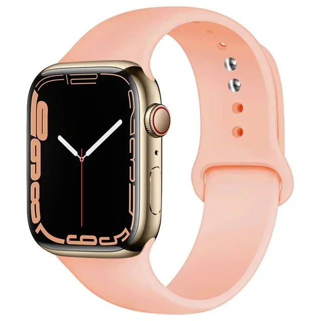 Cinturino Silicone Apple Watch serie 10 - 9  -8 - 3 SE, 38mm 40mm 41mm S10-42mm SM