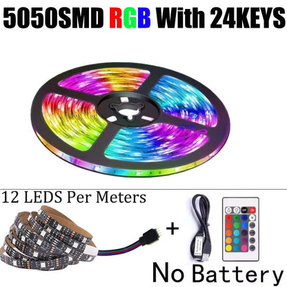 Strisce LED USB DC 5V 2835 Bianco 6000k Barra LED bianca calda Luce da cucina Lampada sotto l'armadio Luce a stringa LED 5v luce a led