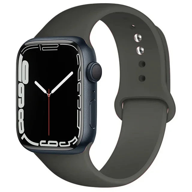 Cinturino Silicone Apple Watch serie 10 - 9  -8 - 3 SE 42mm 44mm 45mm 49-46mm M-L