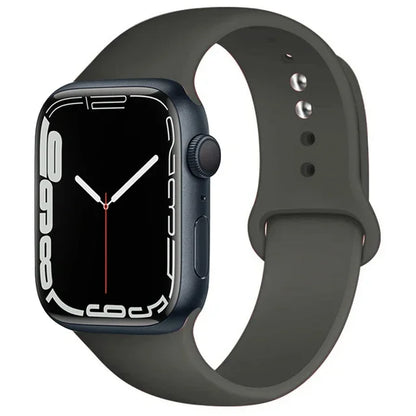 Cinturino Silicone Apple Watch serie 10 - 9  -8 - 3 SE 42mm 44mm 45mm 49-46mm M-L