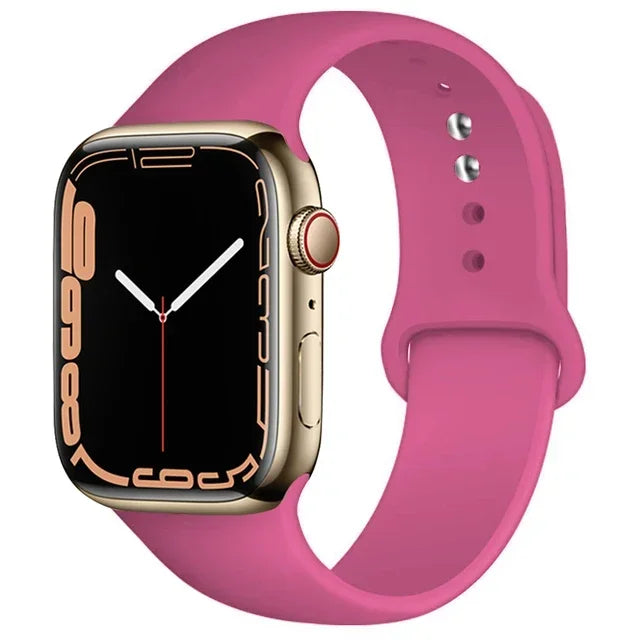 Cinturino Silicone Apple Watch serie 10 - 9  -8 - 3 SE, 38mm 40mm 41mm S10-42mm SM