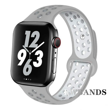 Sport Strap for Apple Watch 46mm 44mm 40mm 42-38-41mm 45mm Breathable Bracelet iWatch Series 10 9 8 7 6 SE 5 3 Ultra 2 49mm