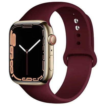 Cinturino Silicone Apple Watch serie 10 - 9  -8 - 3 SE 42mm 44mm 45mm 49-46mm M-L