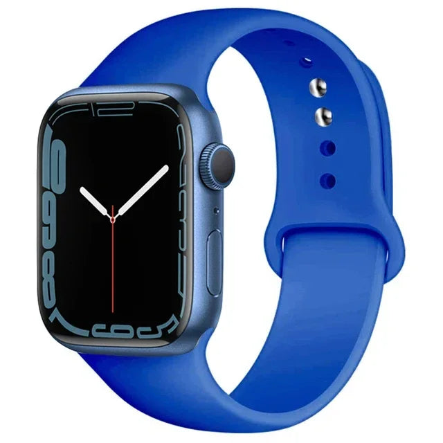 Cinturino Silicone Apple Watch serie 10 - 9  -8 - 3 SE, 38mm 40mm 41mm S10-42mm SM