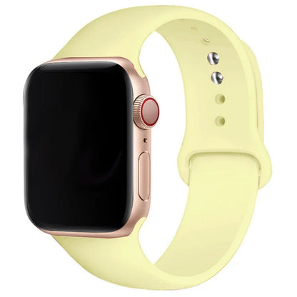 Cinturino Silicone Apple Watch serie 10 - 9  -8 - 3 SE, 38mm 40mm 41mm S10-42mm SM