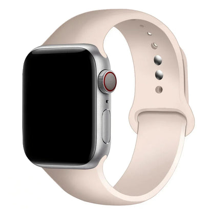 Cinturino Silicone Apple Watch serie 10 - 9  -8 - 3 SE, 38mm 40mm 41mm S10-42mm SM