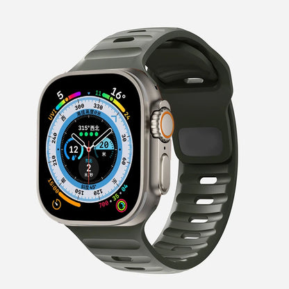 Cinturino Apple Watch 49mm 44mm 45mm 41mm 40mm 42mm 38mm Bracciale sportivo in silicone morbido iwatch Serise 8 7 SE 6 5 9 Ultra 49mm