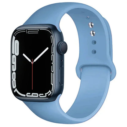 Cinturino Silicone Apple Watch serie 10 - 9  -8 - 3 SE, 38mm 40mm 41mm S10-42mm SM