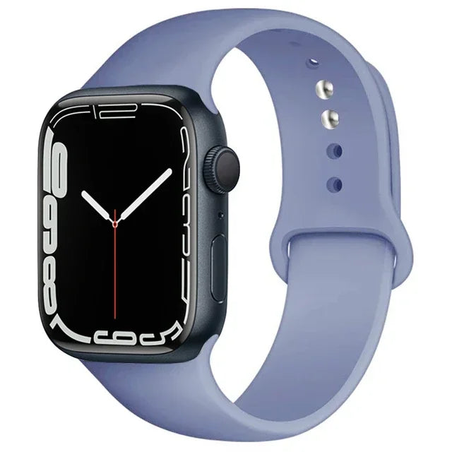 Cinturino Silicone Apple Watch serie 10 - 9  -8 - 3 SE 42mm 44mm 45mm 49-46mm M-L