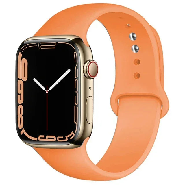 Cinturino Silicone Apple Watch serie 10 - 9  -8 - 3 SE, 38mm 40mm 41mm S10-42mm SM