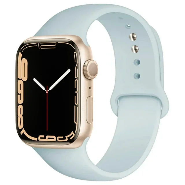 Cinturino Silicone Apple Watch serie 10 - 9  -8 - 3 SE, 38mm 40mm 41mm S10-42mm SM