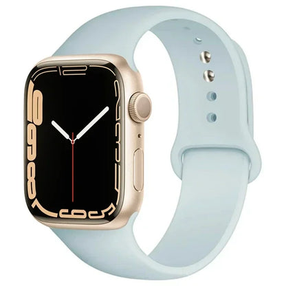 Cinturino Silicone Apple Watch serie 10 - 9  -8 - 3 SE 42mm 44mm 45mm 49-46mm M-L