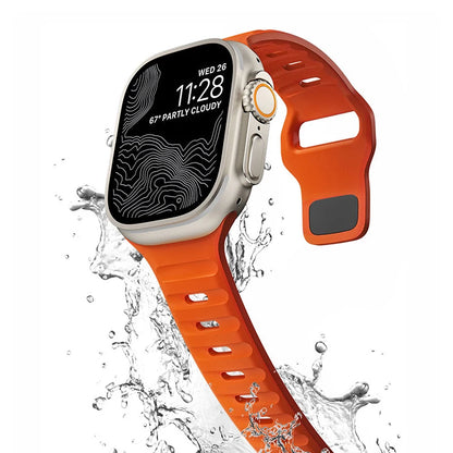 Cinturino Apple Watch 49mm 44mm 45mm 41mm 40mm 42mm 38mm Bracciale sportivo in silicone morbido iwatch Serise 8 7 SE 6 5 9 Ultra 49mm