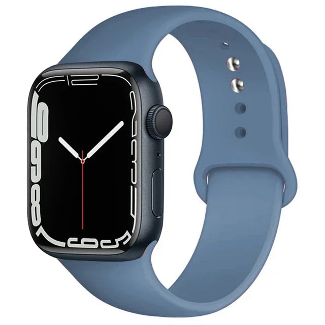 Cinturino Silicone Apple Watch serie 10 - 9  -8 - 3 SE 42mm 44mm 45mm 49-46mm M-L