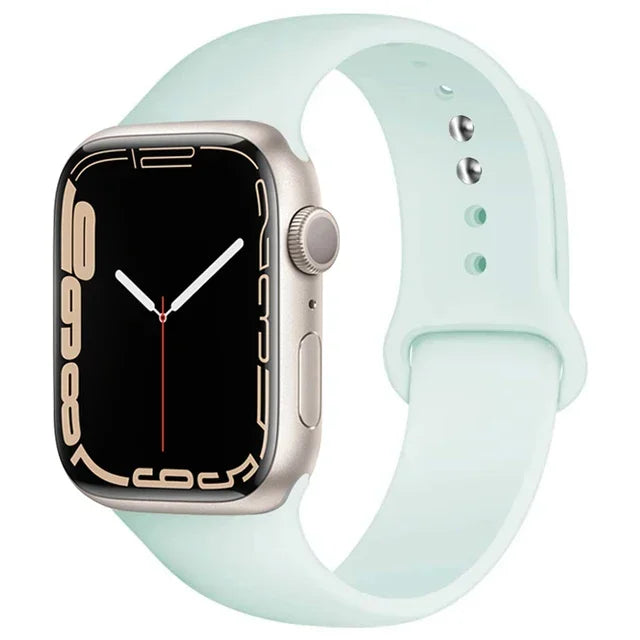 Cinturino Silicone Apple Watch serie 10 - 9  -8 - 3 SE, 38mm 40mm 41mm S10-42mm SM