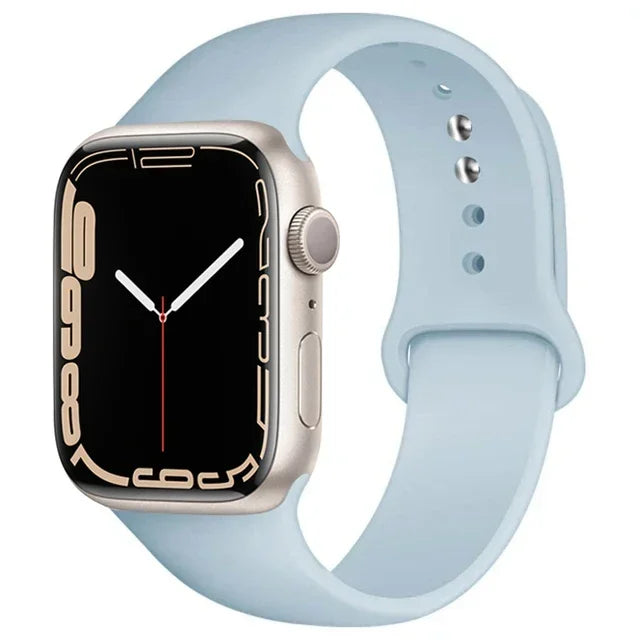 Cinturino Silicone Apple Watch serie 10 - 9  -8 - 3 SE, 38mm 40mm 41mm S10-42mm SM