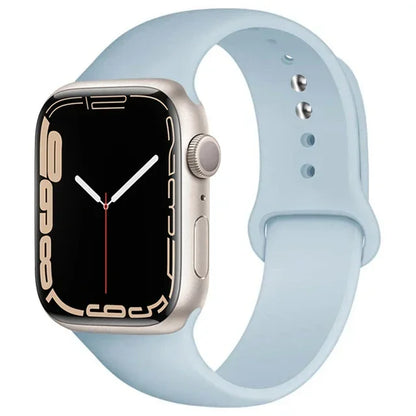 Cinturino Silicone Apple Watch serie 10 - 9  -8 - 3 SE, 38mm 40mm 41mm S10-42mm SM